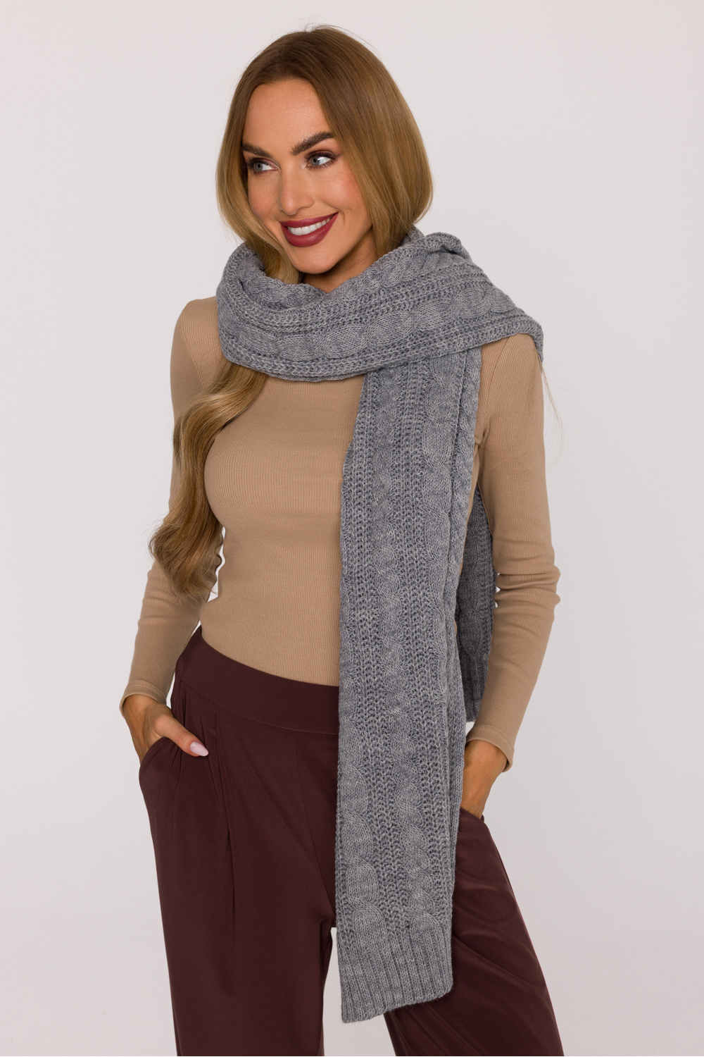 Szal Model MOE898 Grey - Moe