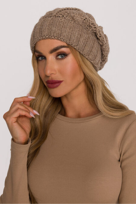 Czapka Model MOE897 Beige - Moe