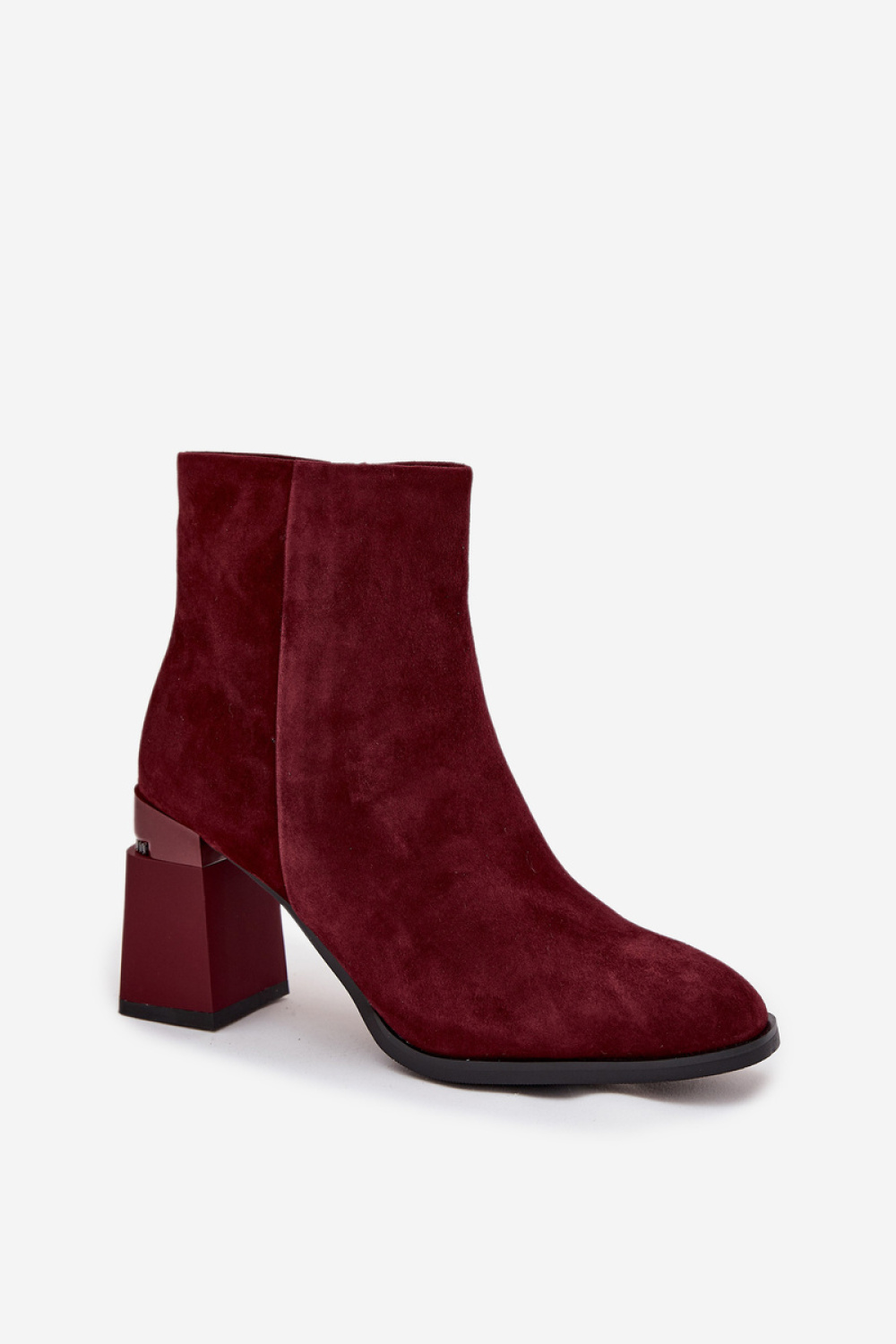 Botki Model DA CR52-718 Bordo - Step in style - obrazek 2