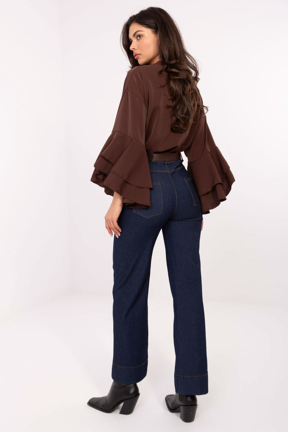 Spodnie Jeansy Damskie Model IT-SP-96758.84 Navy - Factory Price - obrazek 3