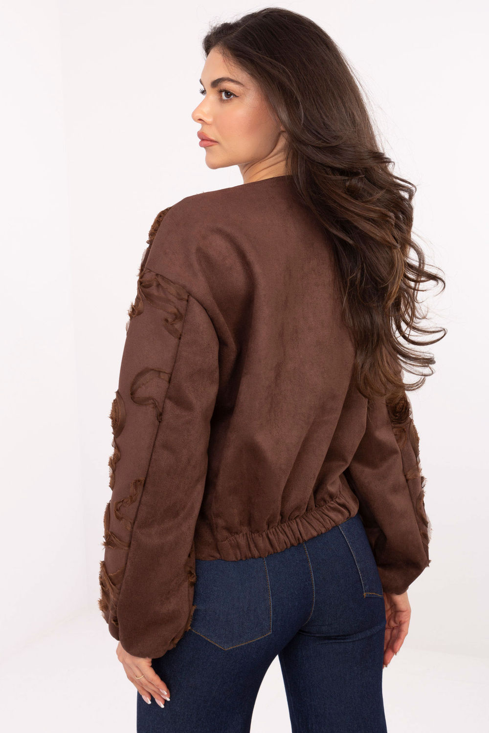 Kurtka Damska Model IT-KR-5776.66 Brown - Rue Paris - obrazek 2