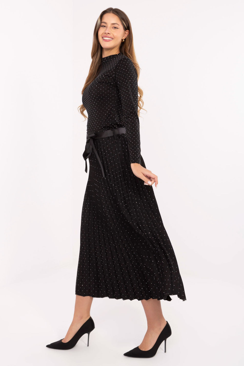 Spódnica Model MI-SD-121402.59 Black - Rue Paris - obrazek 2