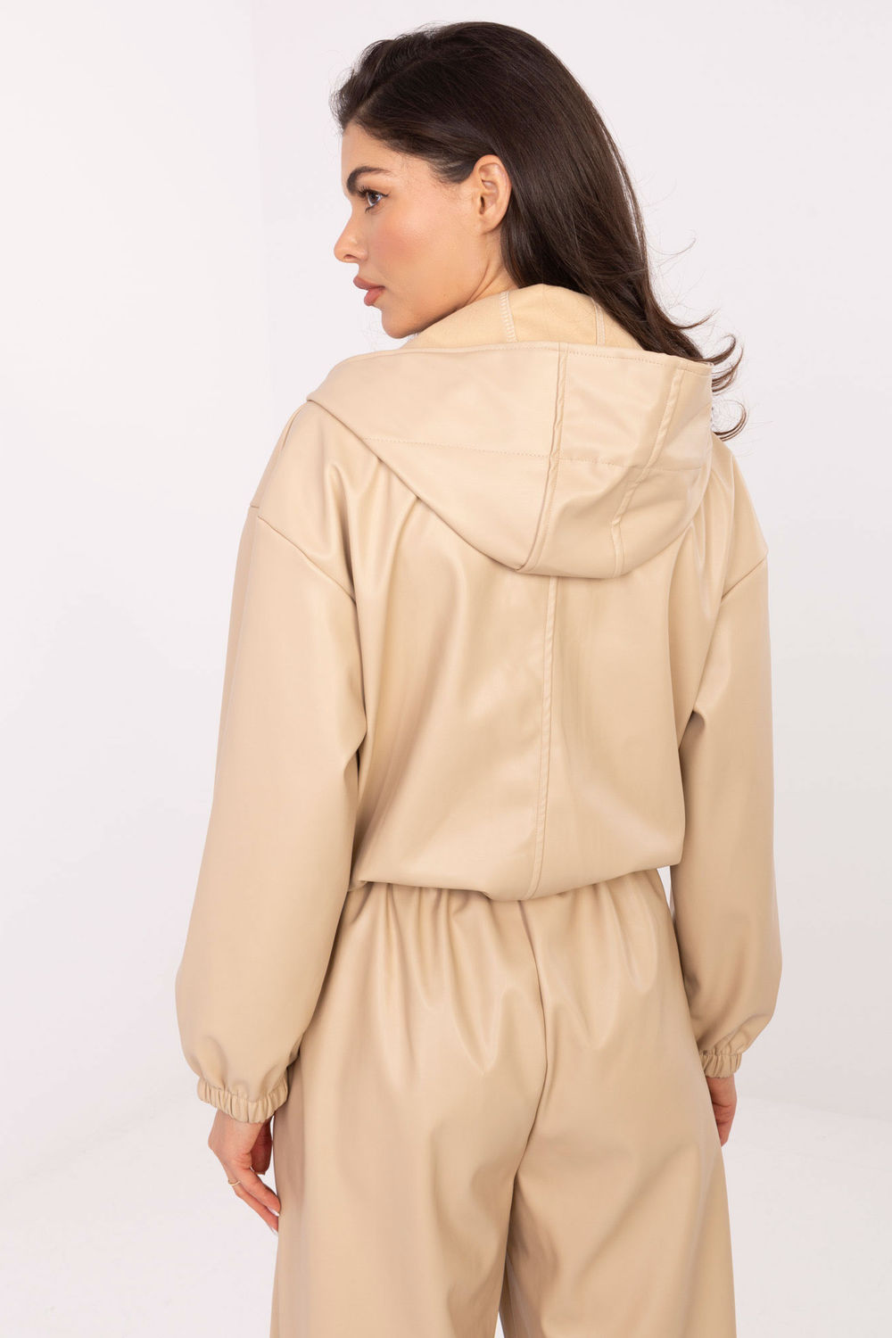 Kurtka Damska Model IT-KR-FL9729.15P Beige - Rue Paris - obrazek 3