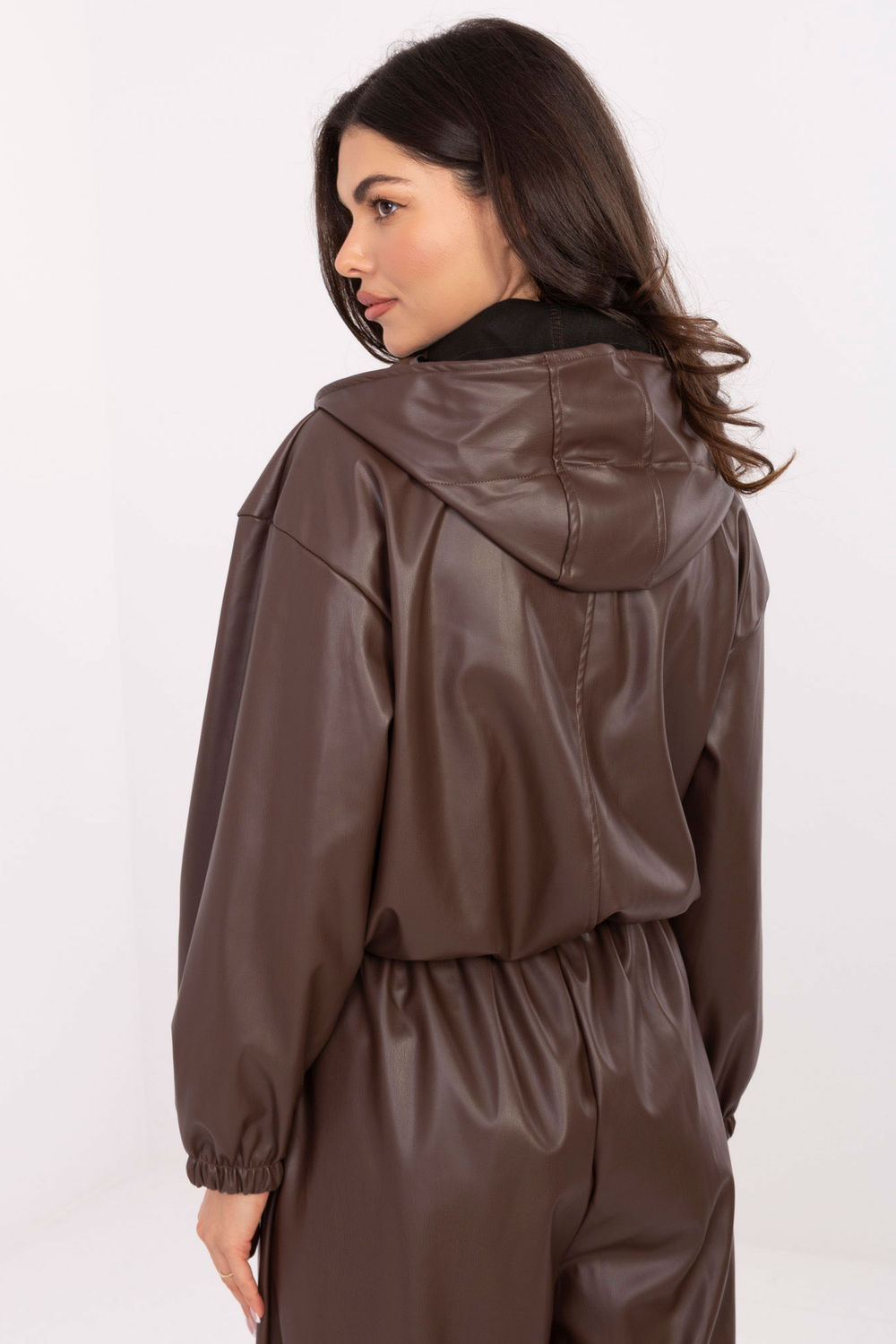 Kurtka Damska Model IT-KR-FL9729.15P Brown - Rue Paris - obrazek 3