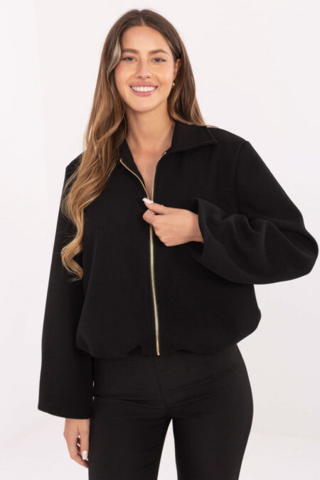 Kurtka Damska Model IT-KR-FL9725.08P Black - Rue Paris