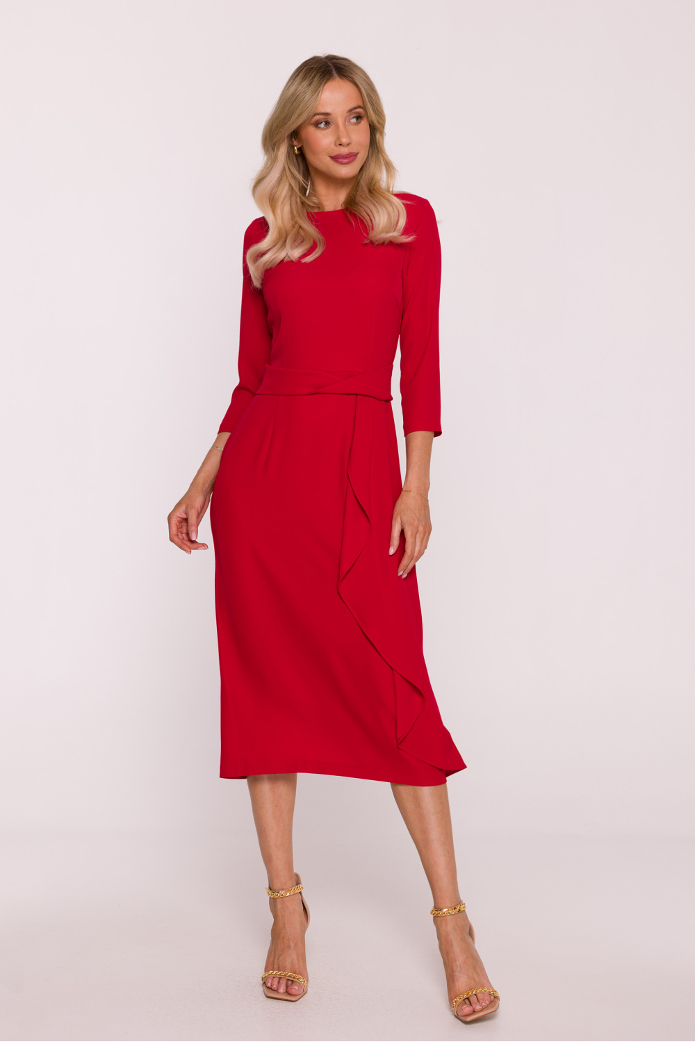 Sukienka Model S425 Red - Stylove - obrazek 2