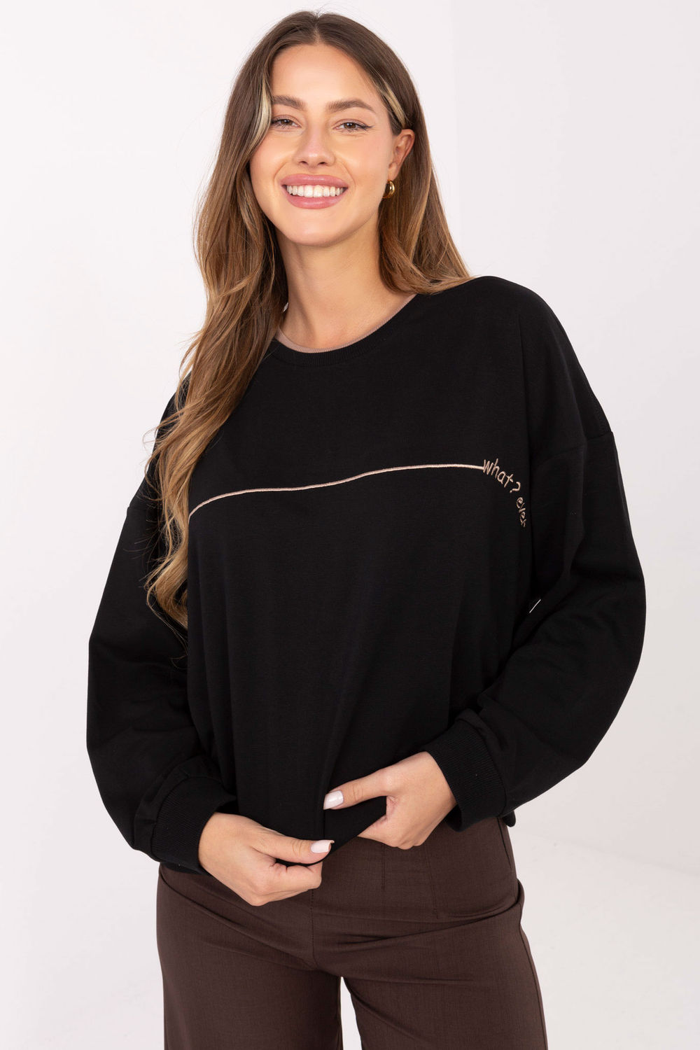 Bluza Damska Model RV-BL-A940.60 Black - Relevance