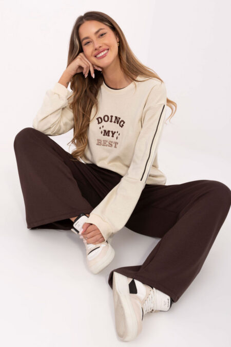 Spodnie Dresowe Model RV-DR-A613.69 Dark Brown - Relevance