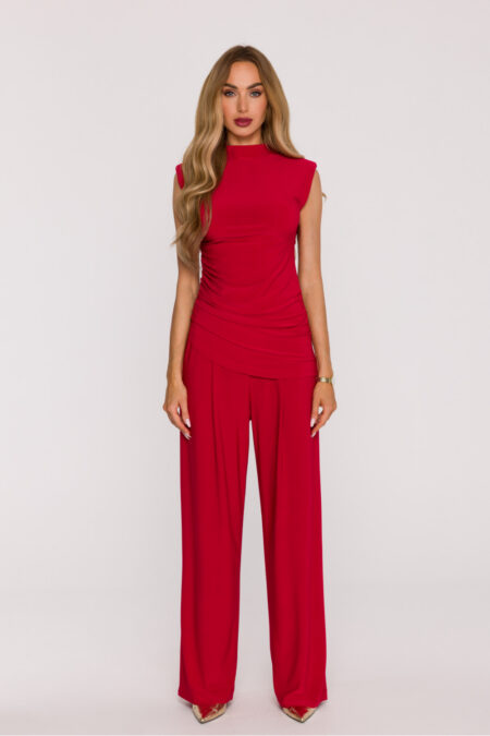 Spodnie Komplet Model MOE890 Red - Moe
