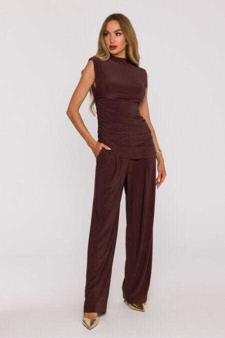 Spodnie Kombinezon Model MOE890 Brown - Moe