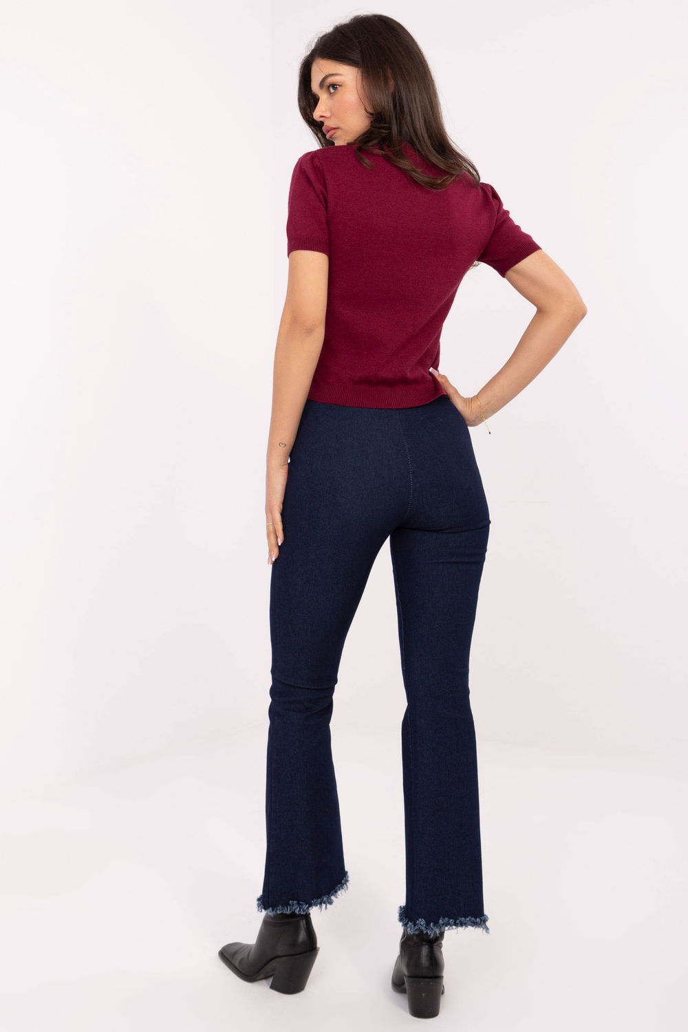 Spodnie Jeansy Damskie Model IT-SP-FL6263.03P Navy - Italy Moda - obrazek 3