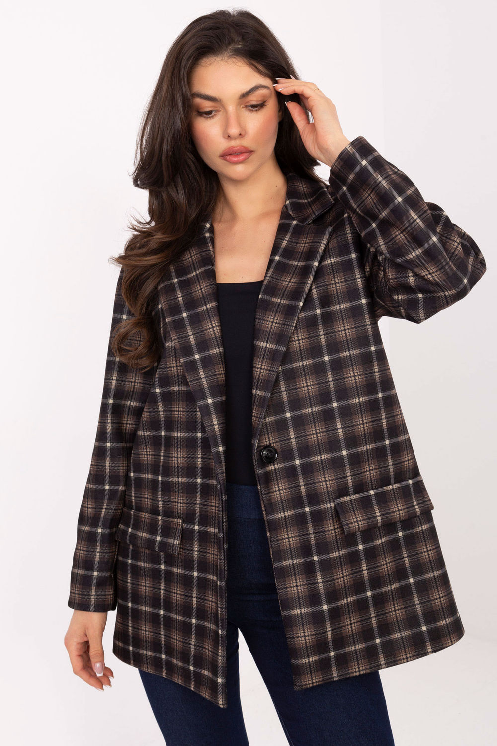 Marynarka Model IT-MA-21739.16P Black - Italy Moda