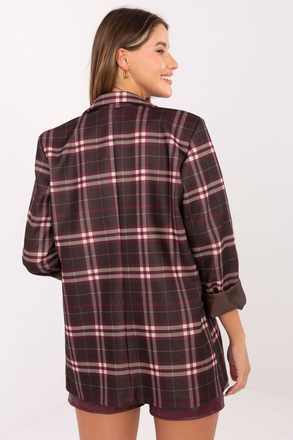 Marynarka Model IT-MA-21739.16P Brown - Italy Moda - obrazek 3