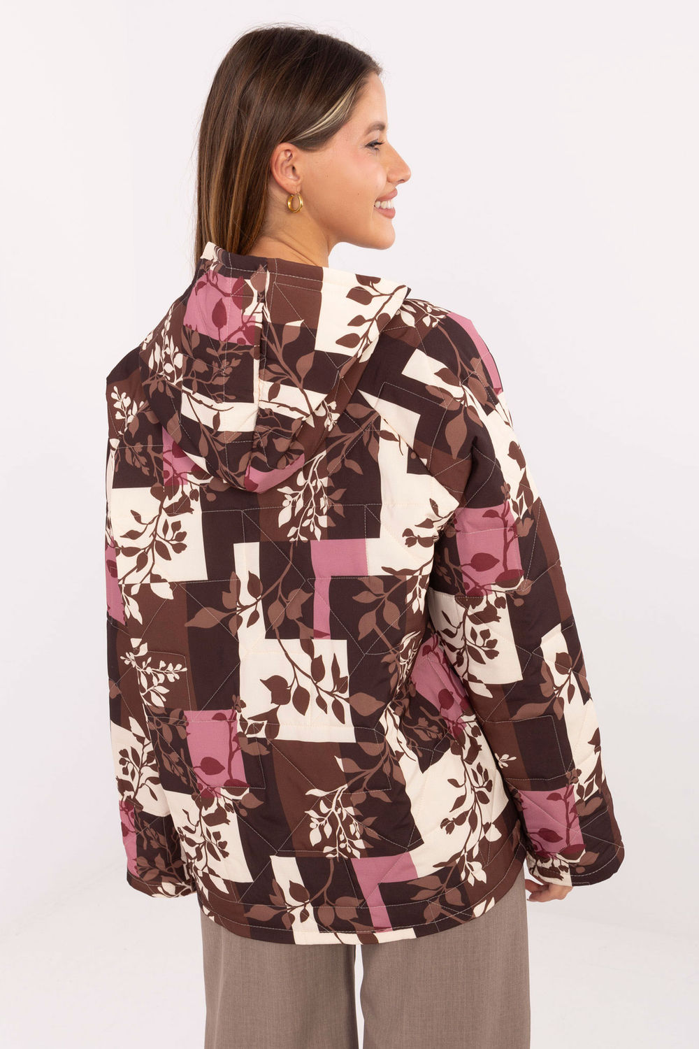 Kurtka Damska Model IT-KR-21685.23 Brown - Italy Moda - obrazek 3