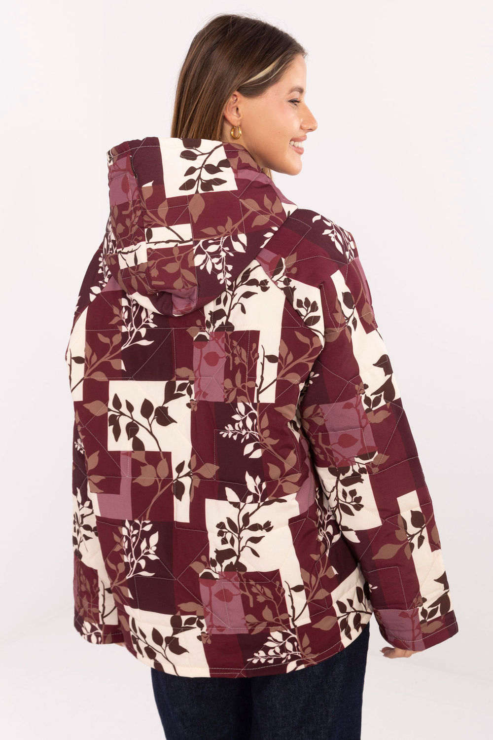 Kurtka Damska Model IT-KR-21685.23 Bordo - Italy Moda - obrazek 3