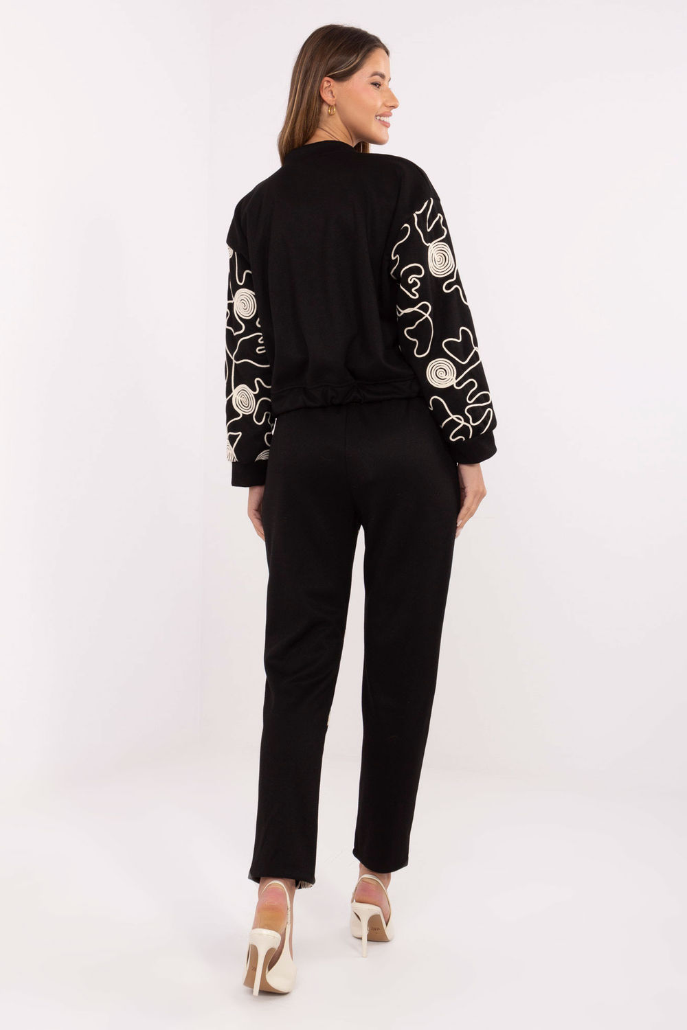 Spodnie Komplet Model IT-KMPL-21736.02P Black - Italy Moda - obrazek 3