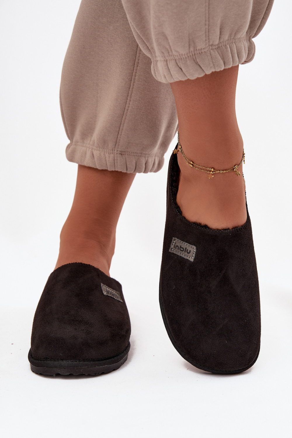 Kapcie Model Inblu CS000045 Black - Step in style - obrazek 3