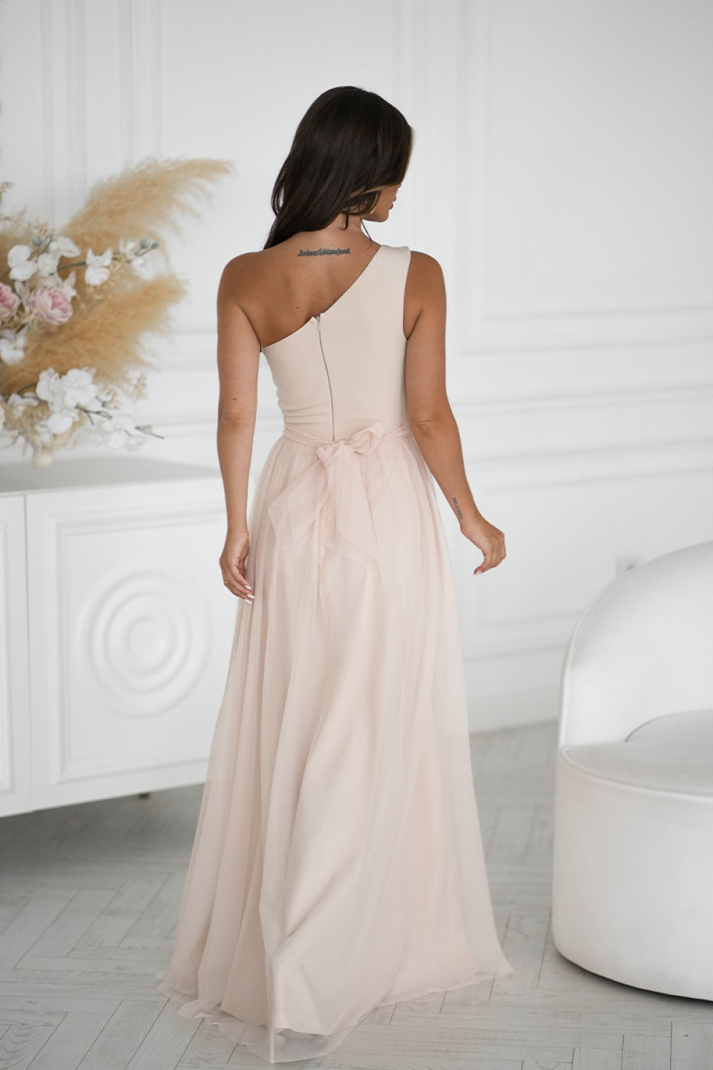 Sukienka Model 332-21 Beige - Bicotone - obrazek 3