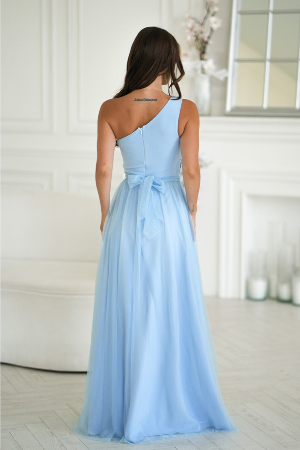 Sukienka Model 332-08 Baby Blue - Bicotone - obrazek 3