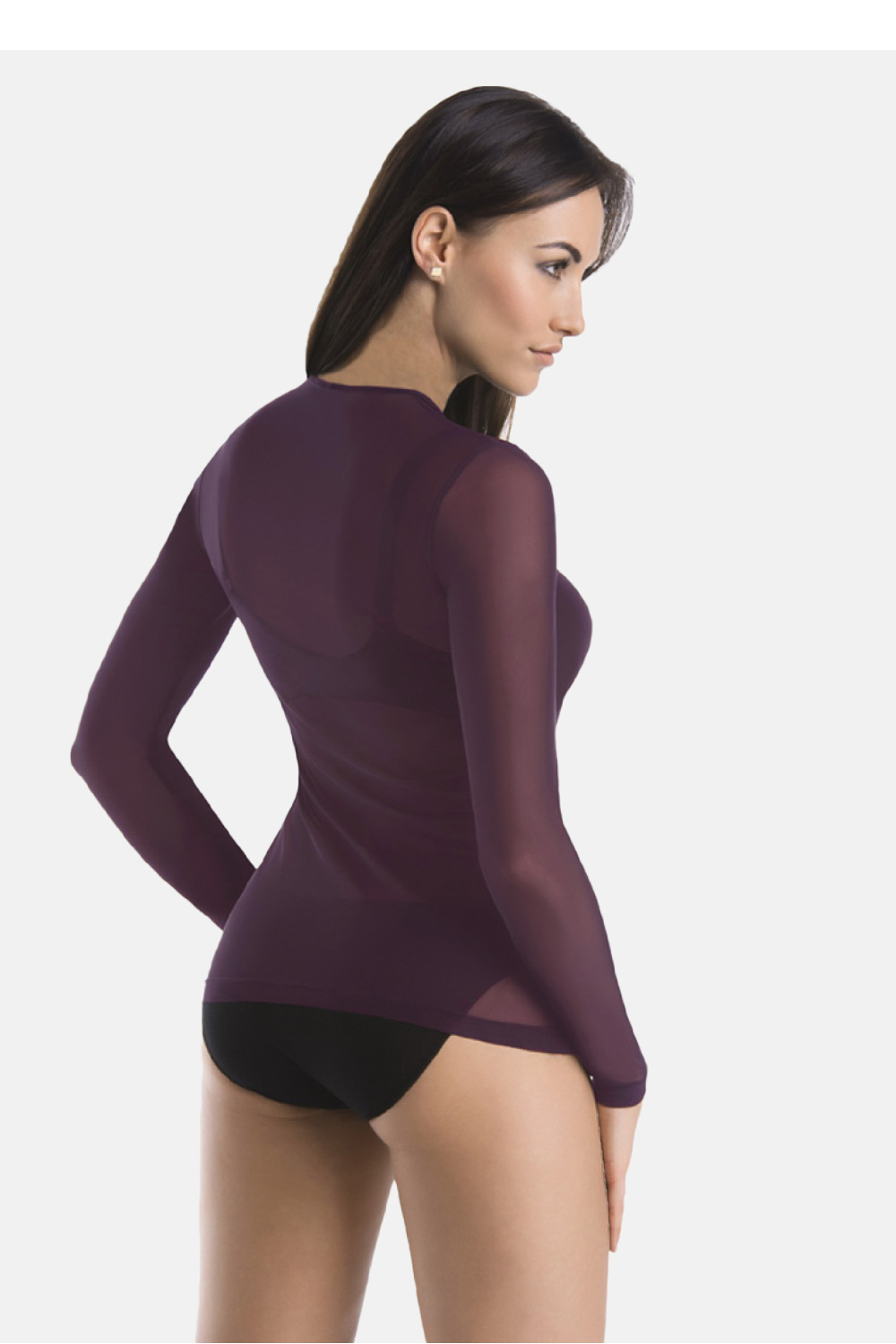 Bluzka Model Glamour 179308 Violet - Teyli - obrazek 2