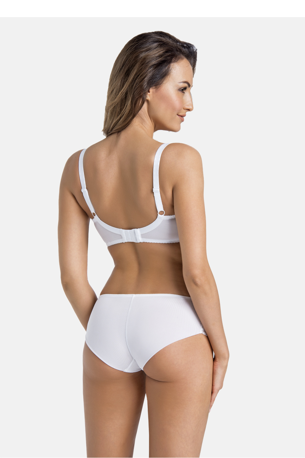 Szorty bModel Victoria 352 White - Teyli - obrazek 2