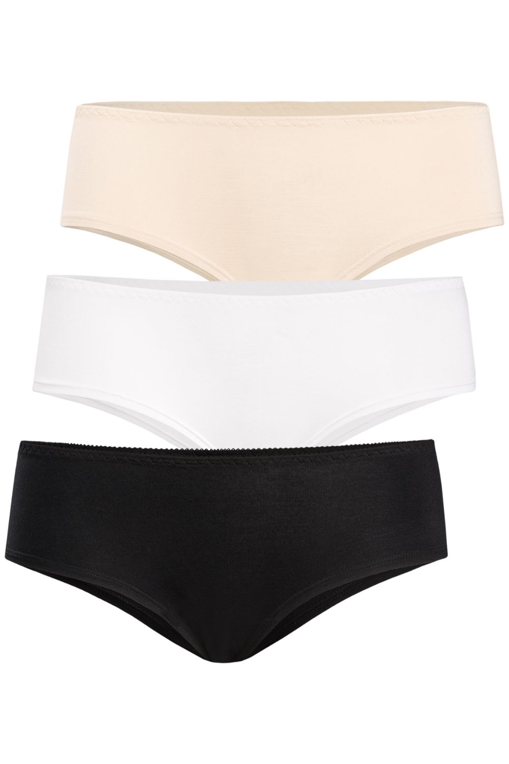 Figi Komplet figi Model Braziboo 572-3 Black/White/Beige - Teyli - obrazek 4