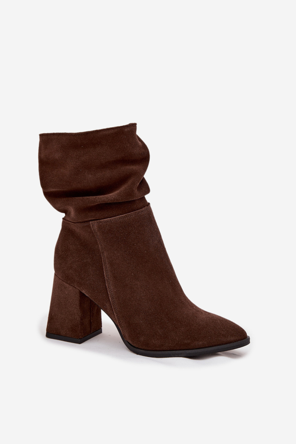 Botki Model Zazoo 4216 Czekolada Zamsz - Step in style - obrazek 2