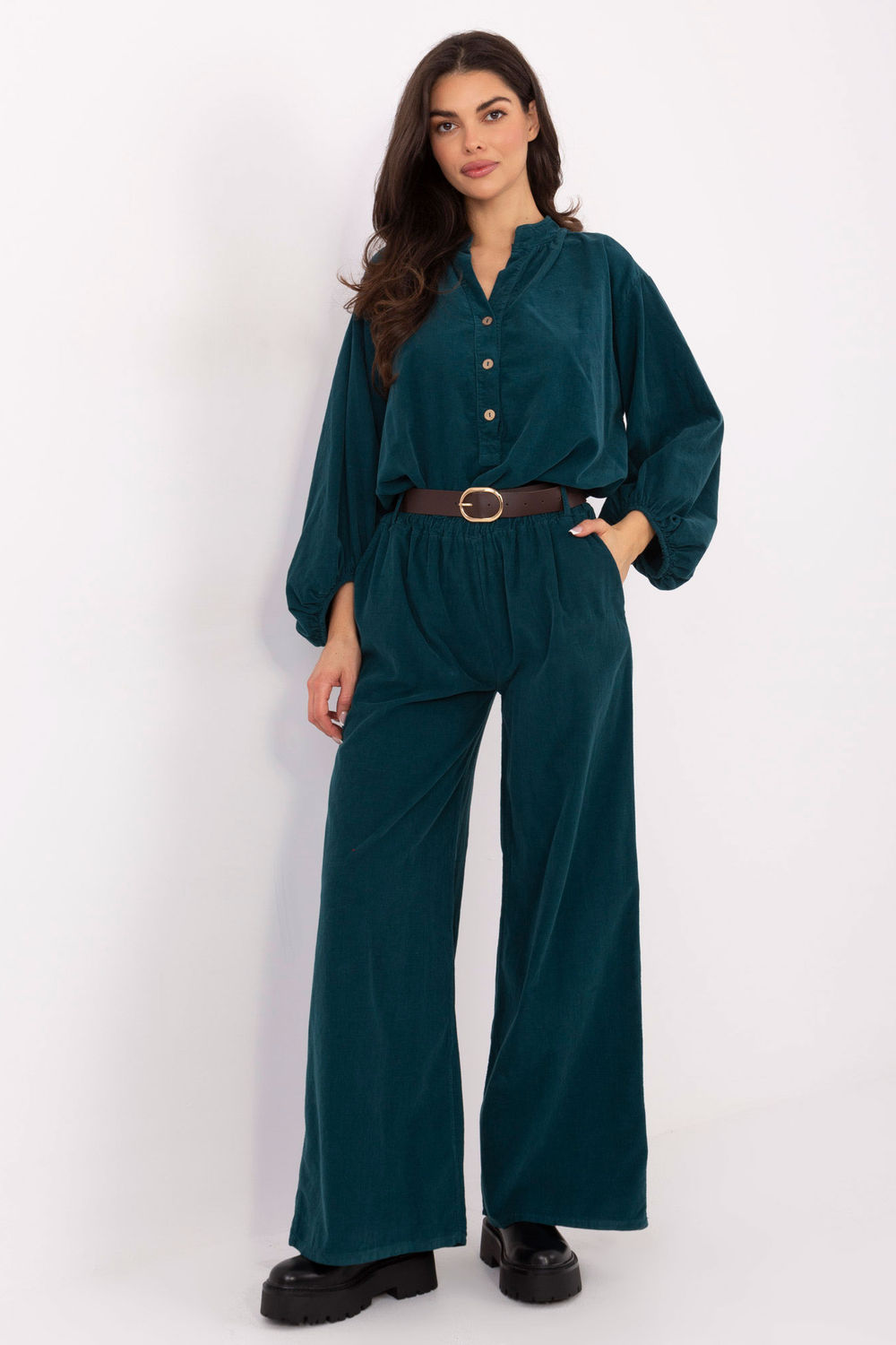 Bluzka Model IT-KS-233607.63 Morski - Italy Moda - obrazek 2