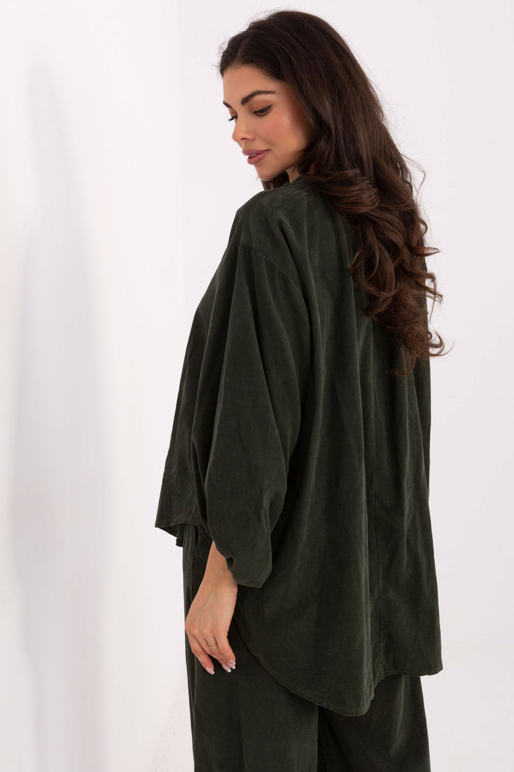 Bluzka Model IT-KS-233607.63 Khaki - Italy Moda - obrazek 3