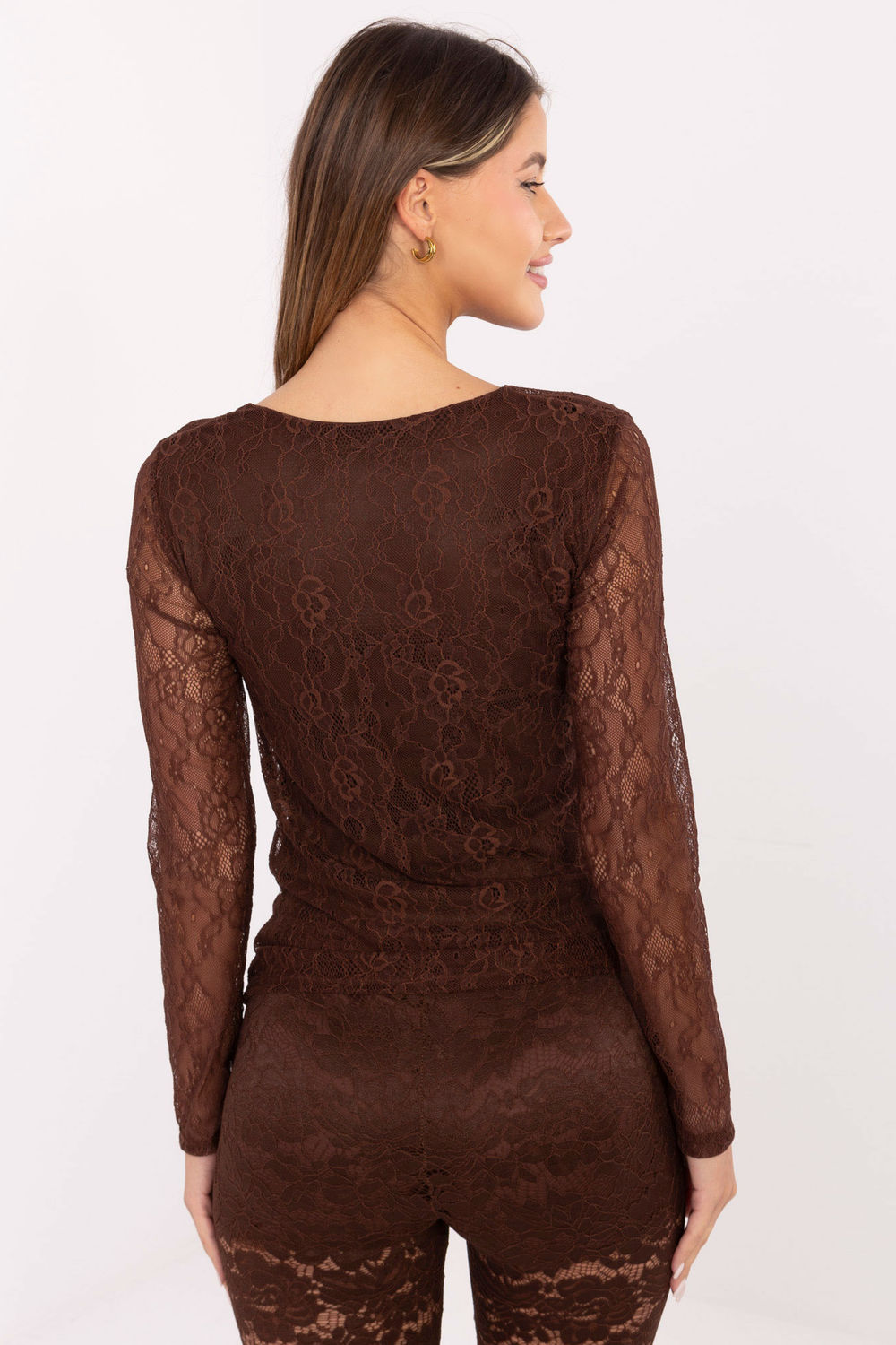 Bluzka Model MI-BZ-272403.19P Brown - Italy Moda - obrazek 3