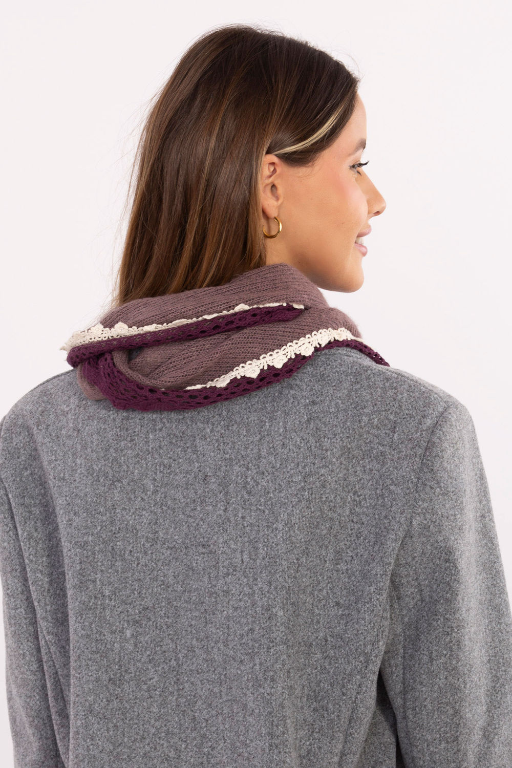 Chusta Model AT-CH-ENEC-74.02P Violet - AT - obrazek 3