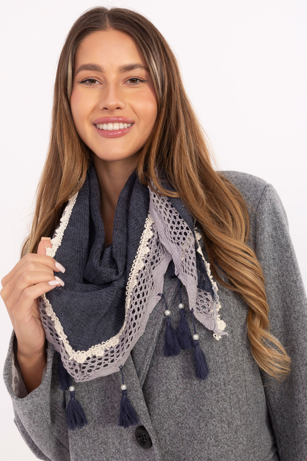 Chusta Model AT-CH-ENEC-74.02P Dark Blue - AT - obrazek 4