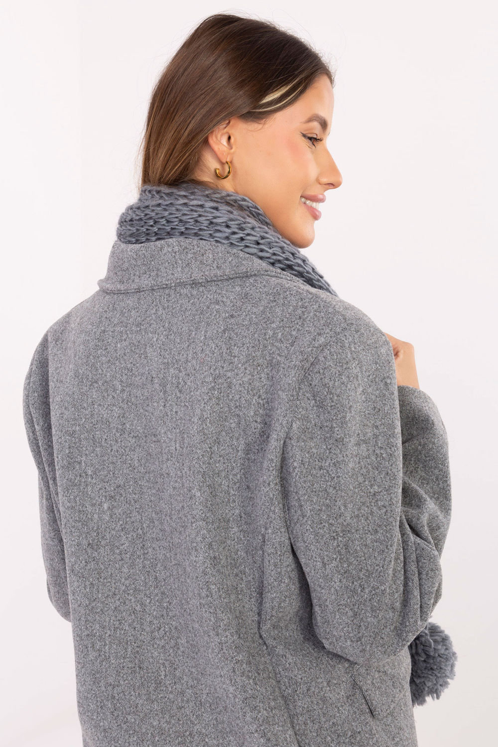 Szalik Model AT-SZ-S-2203.87 Grey - AT - obrazek 3