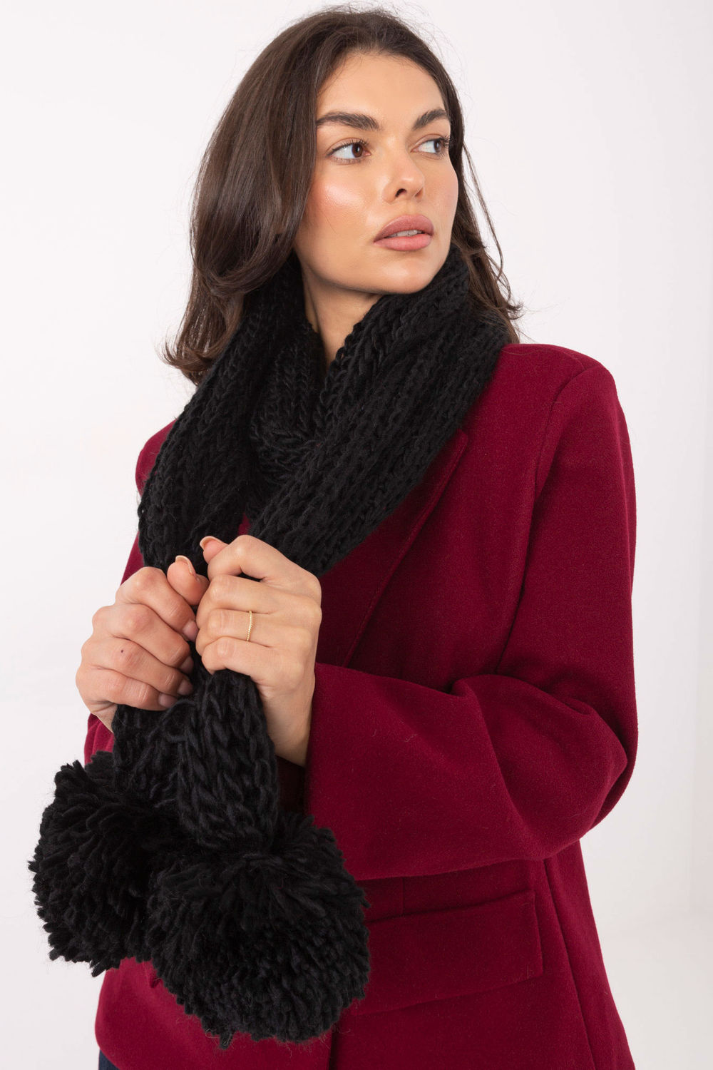 Szalik Model AT-SZ-S-2203.87 Black - AT - obrazek 4