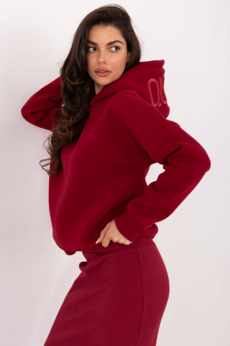 Bluza Damska Model RV-BL-A1006.27 Bordo - Relevance