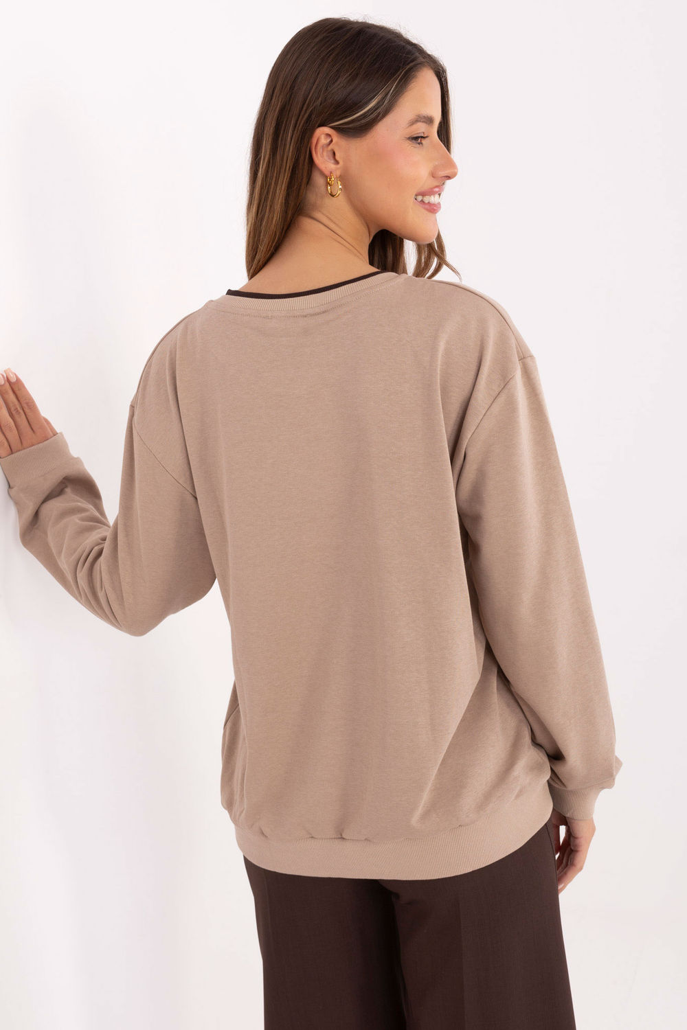 Bluza Damska Model RV-BL-A968.00 Beige - Relevance - obrazek 3