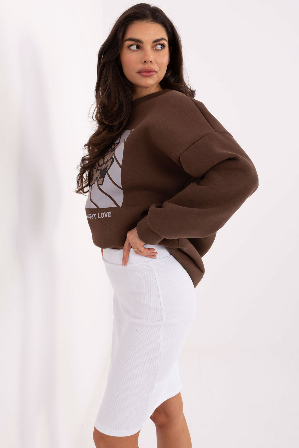 Spódnica Model RV-SD-4271.29P White - Rue Paris - obrazek 2