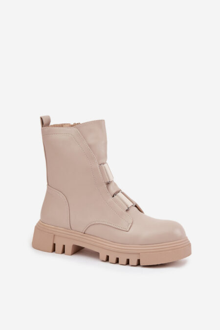 Botki Model Mailyra RMR2150-19 Light Beige - Step in style