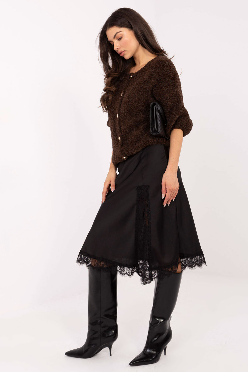 Spódnica Model MI-SD-3275.57 Black - Rue Paris - obrazek 2