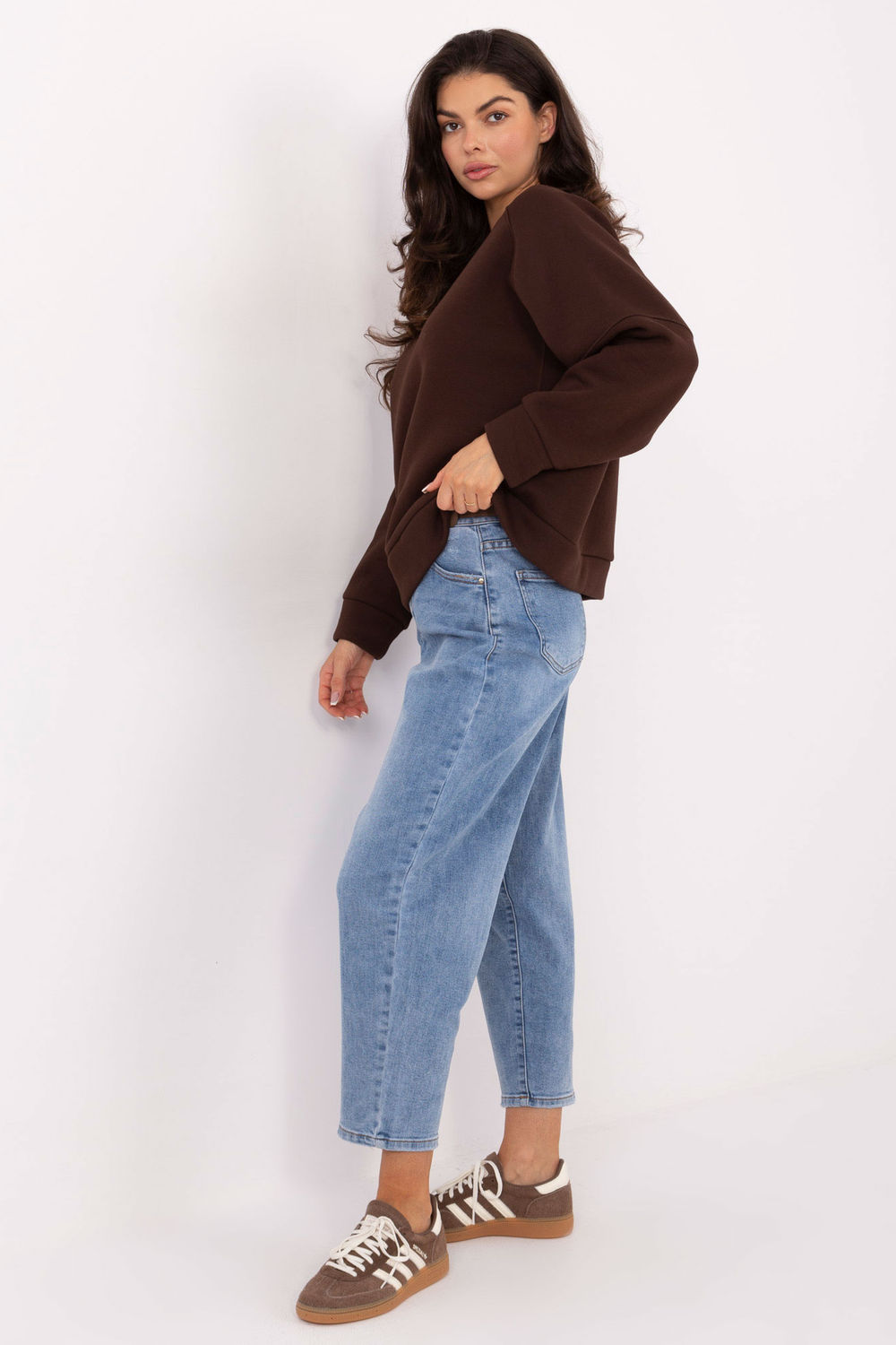 Bluza Damska Model MJ-BL-H2525.66 Dark Brown - Factory Price - obrazek 4
