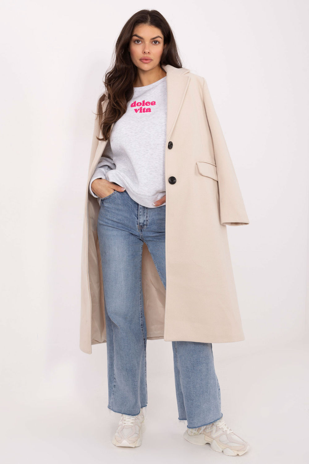 Bluza Damska Model MJ-BL-H2525.66 Light Grey - Factory Price - obrazek 2