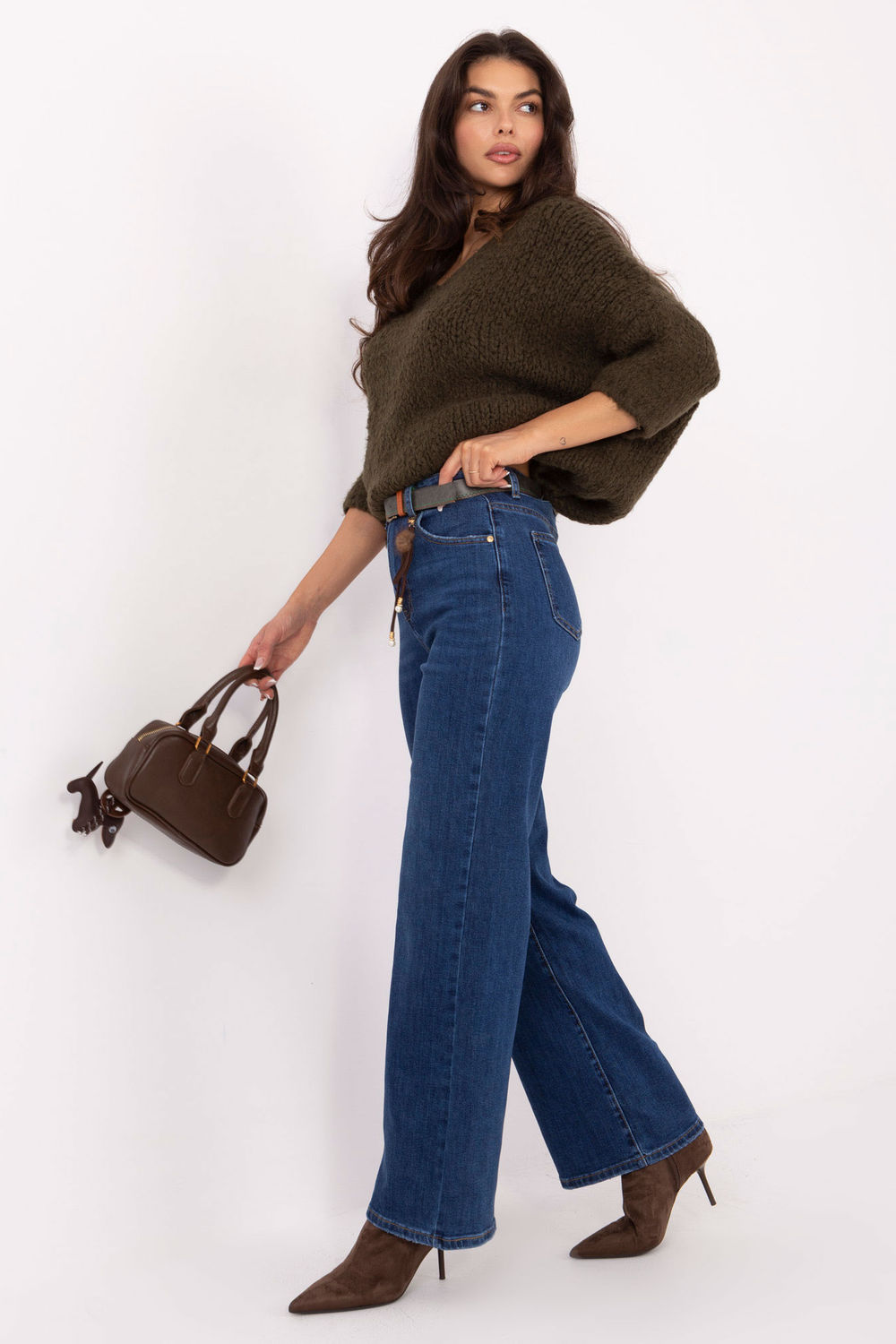 Spodnie Jeansy Damskie Model VM-SP-BQ1787-3.01P Dark Blue - Factory Price - obrazek 2