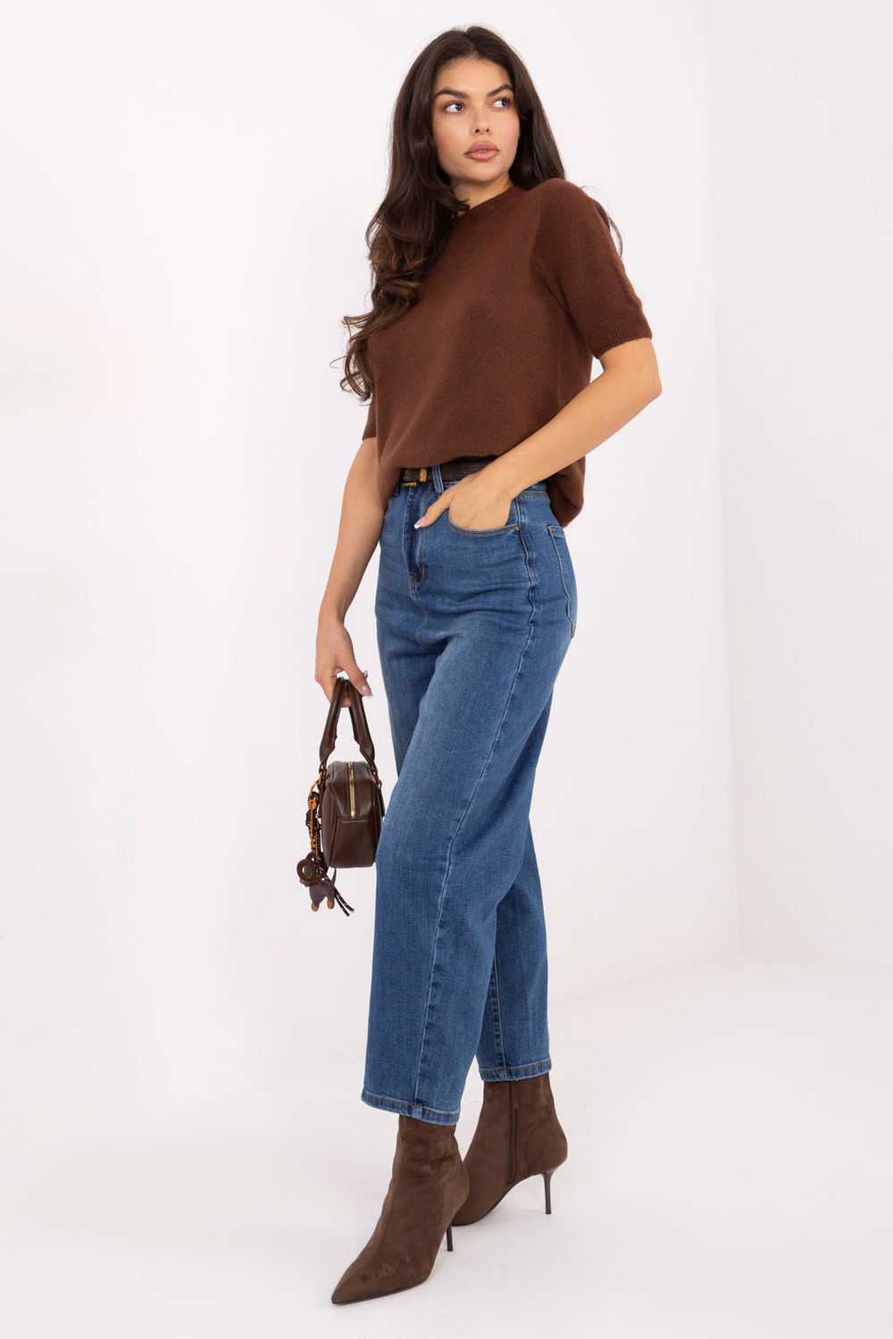 Spodnie Jeansy Damskie Model VM-SP-BG1152-4.23P Dark Blue - Factory Price - obrazek 2