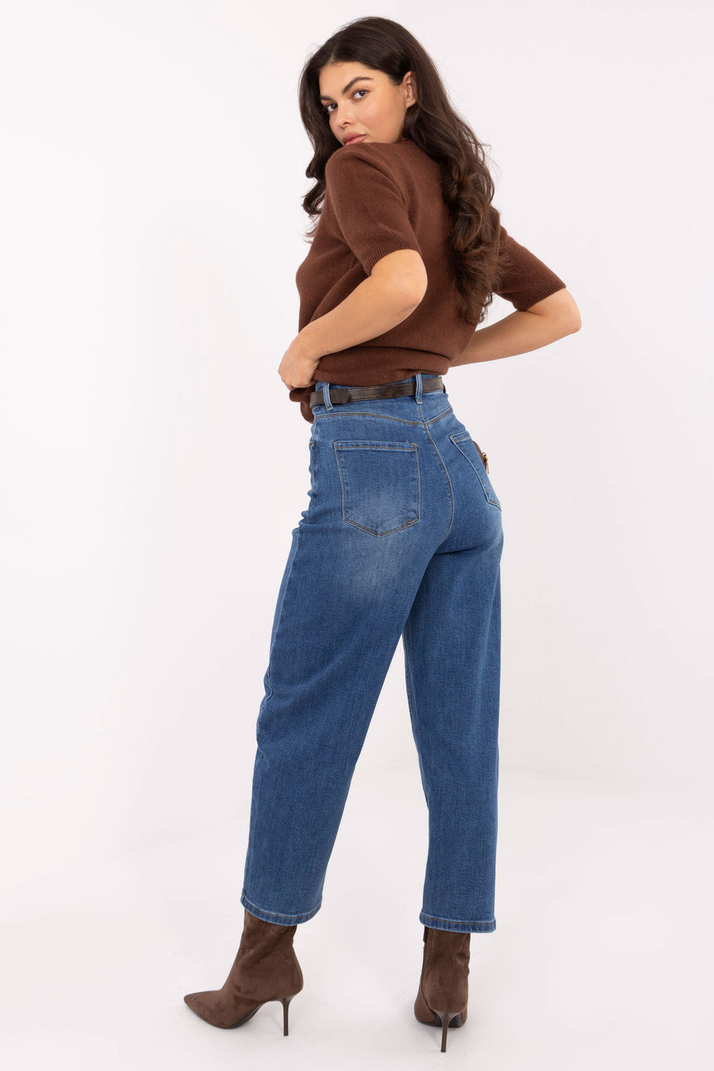 Spodnie Jeansy Damskie Model VM-SP-BG1152-4.23P Dark Blue - Factory Price - obrazek 3