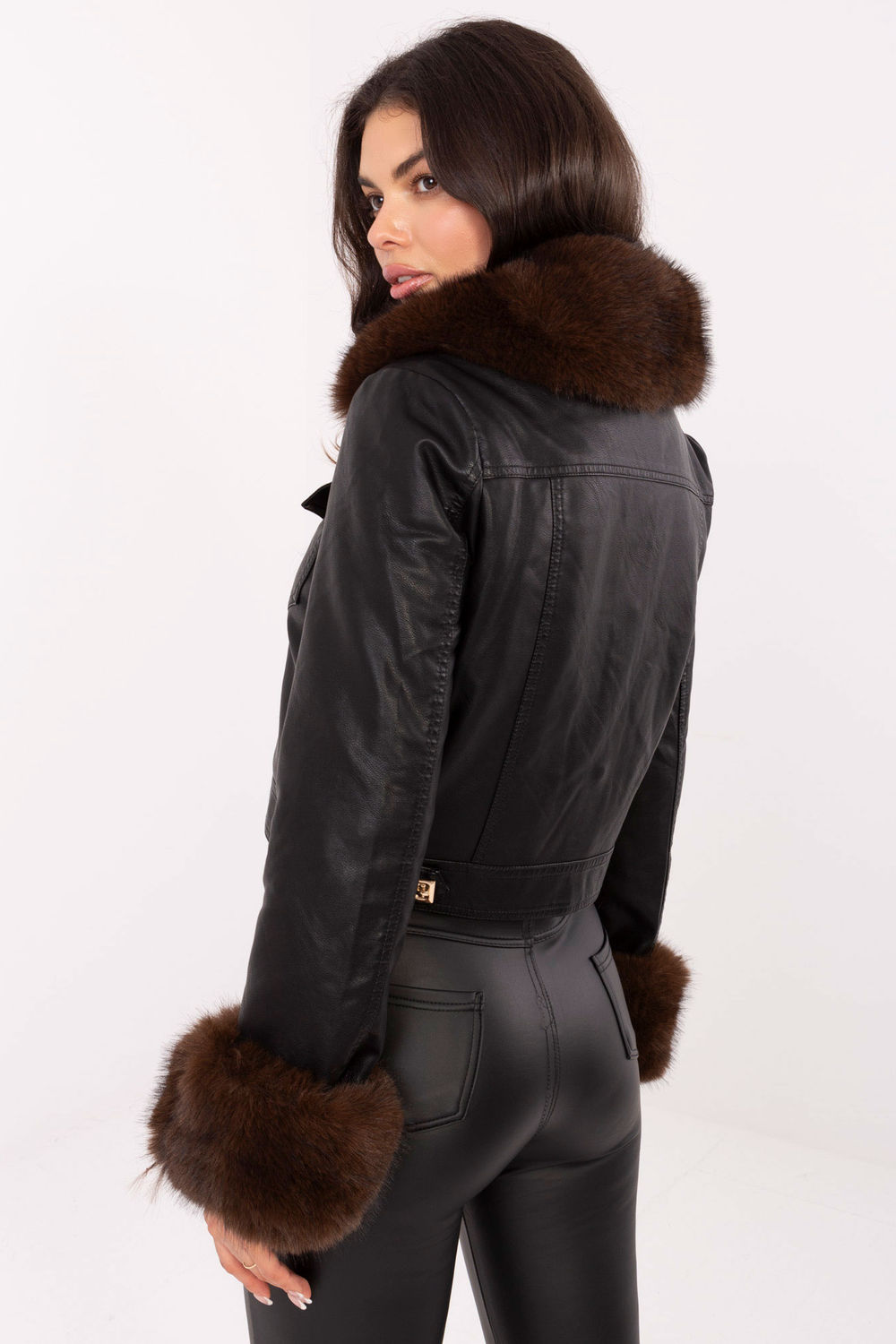 Kurtka Damska Model MBM-KR-PU25-017.97P Black - MBM - obrazek 3