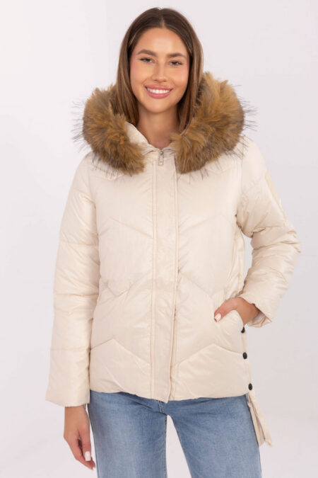 Kurtka Damska Model MBM-KR-856.98P Light Beige - MBM