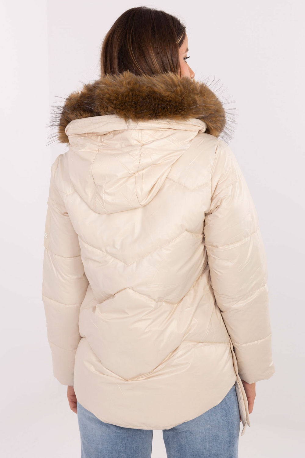 Kurtka Damska Model MBM-KR-856.98P Light Beige - MBM - obrazek 3