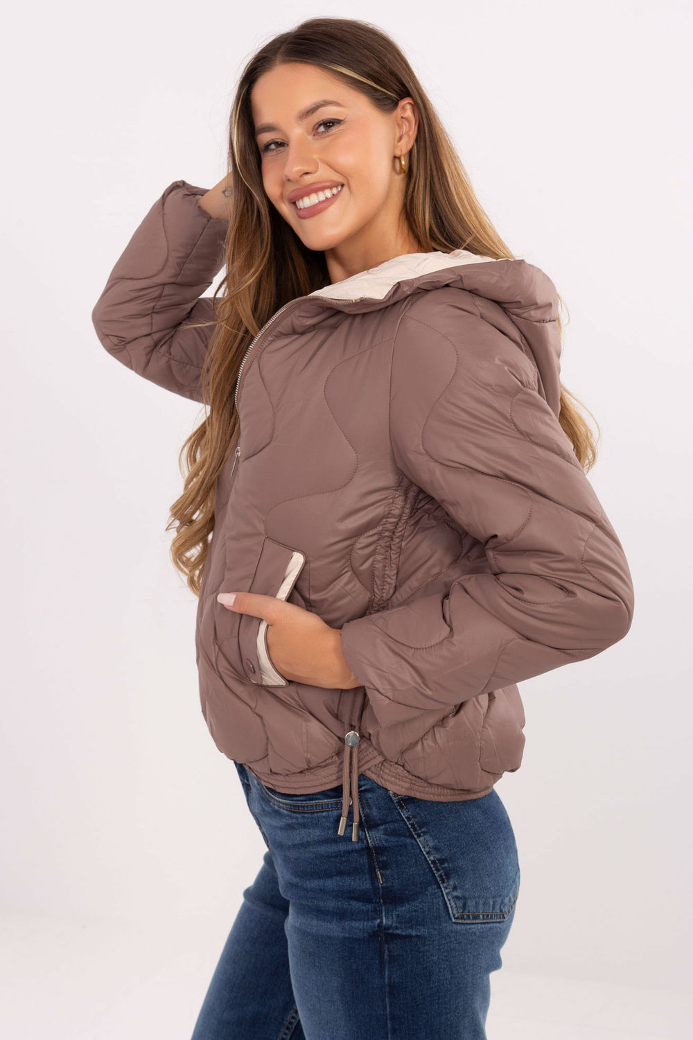 Kurtka Damska Model MBM-KR-2211.88 Brown - MBM - obrazek 2