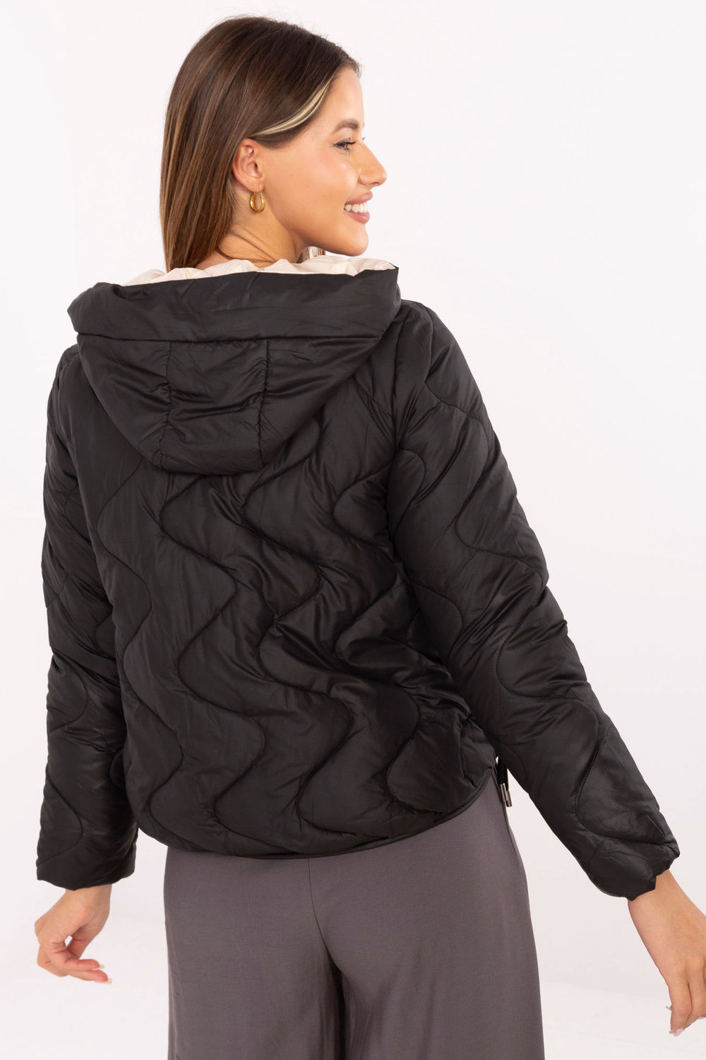 Kurtka Damska Model MBM-KR-2211.88 Black - MBM - obrazek 3