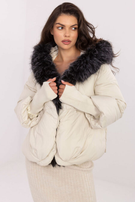 Kurtka Damska Model MBM-KR-26106.96 Light Beige - MBM